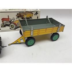 Kovap - eleven tinplate models to include Tractor and Trailer, Road Roller 1927, Moving Moneybox 1924, Hawkeye type B 1924, Boy on a Tricycle; all in original boxes 