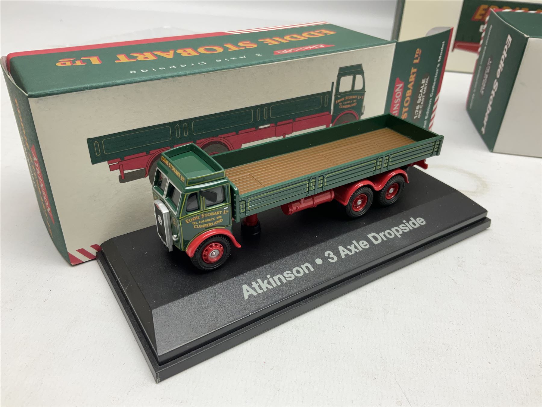 Atlas Editions Eddie Stobart - twenty-six 1:76 scale die-cast models in The Special Edition Collector's Series with twenty-five certificates; all boxed (26)