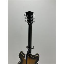 Tanglewood TBS800 'Blue Sound' electric resonator guitar H106cm; in carrying case; with stand and original purchase invoice dated 2009