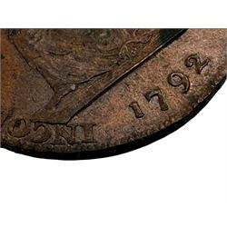 Camac Kyan and Camac Irish 1792 halfpenny token 