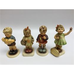 Twenty five Hummel figures by Goebel, to include Tuning up, Blessed Event, Book Worm, The Little Architect etc 