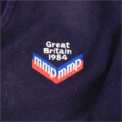 Barry Seabourne - 1970s/80s Leeds Rugby League blazer and tie, gifted to the vendor by Barry in the 1980s, together with an Umbro 1984 Great Britain Rugby Jumper given to the vendor by the team at his final training session at Headingley