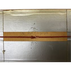 Attrib. Sarah Adelaide Hudson (neé Brereton) (British 19th Century): Scenes from Victorian Yorkshire, collection of watercolours and artists notebooks dating from c1870, including scenes from Longcroft Hall near Beverley - The Family Home (boxed) (approx. 24) 
Notes: Sarah was the sister of artist Caroline Brereton (British 1827-1882).