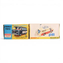Corgi Toys no. 464 Commer County Police Van, with blue metallic body, County Police sticke...
