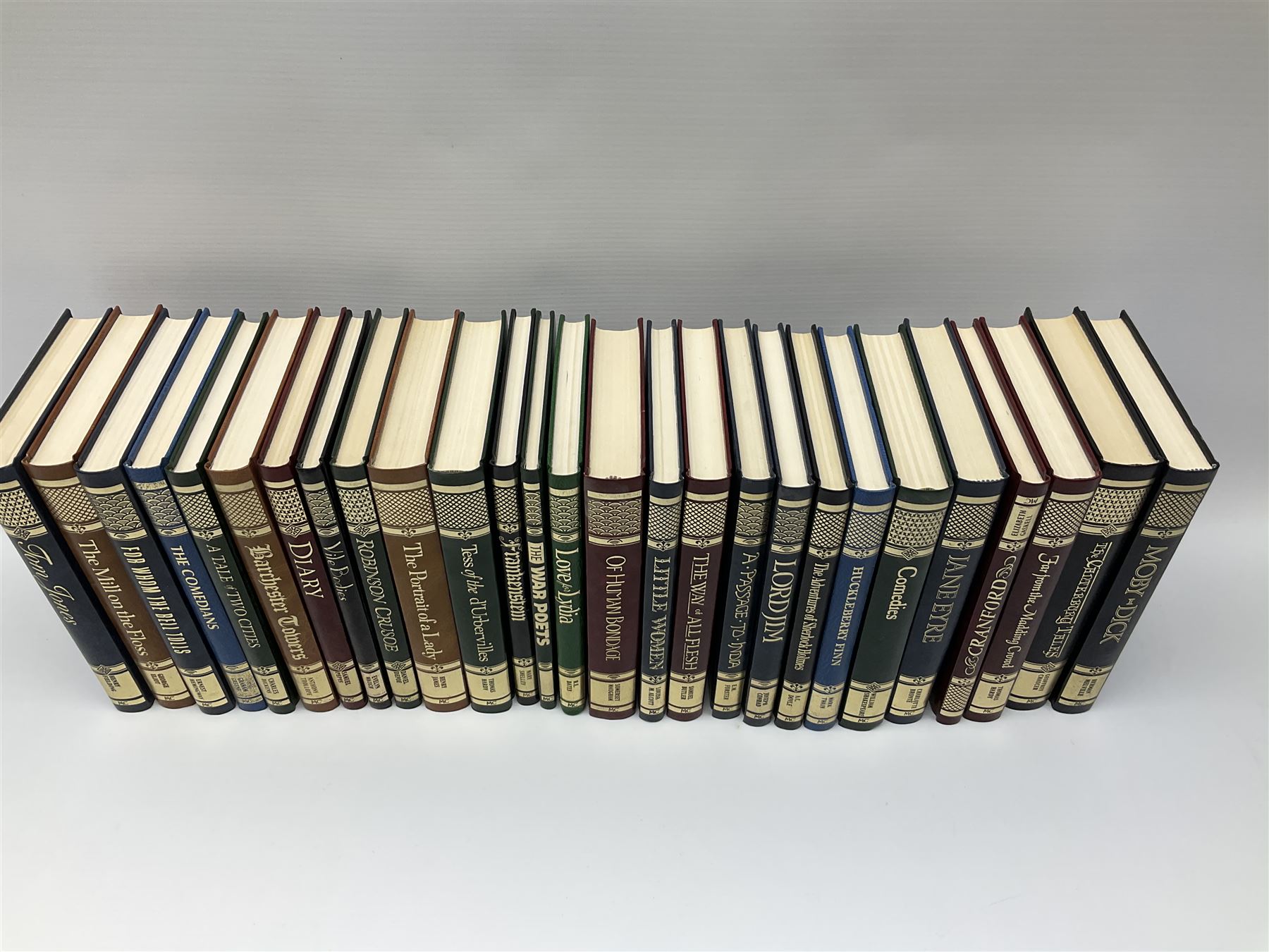 Collection of volumes from 'The Great Writers Library' by Marshall Cavendish series, to include Tess of the d'Urbervilles, Little Women, For Whom the Bell Tolls, A Tale of Two Cities, Far from the Madding Crowd, Jane Eyre, etc. 