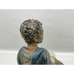 Lladro Gres figure, Othello, modelled as a man in period dress, with original box, no 13510, sculpted by Salvador Furio, year issued 1978, year retired 1981, H47cm