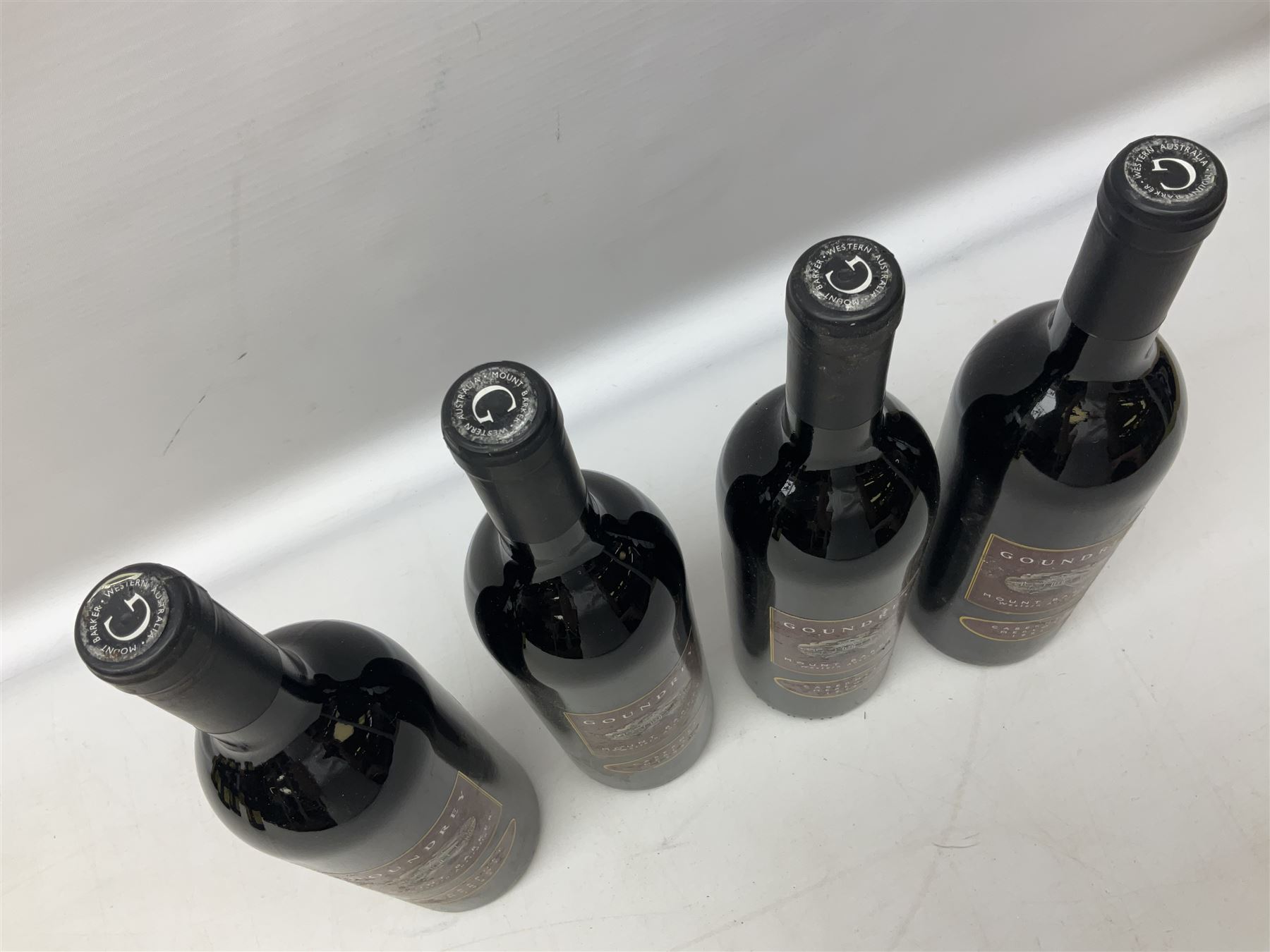 Mixed red wines comprising Tyrrell's Vintage 1992 Long Flat Red, 750ml, 12.5% vol, four bottles, Goundrey Mount Barker 1992 Cabernet Merlot, 750ml, 12% vol, four bottles, and four Tyrrell's Old Winery pinot noir, 13% vol (12)
