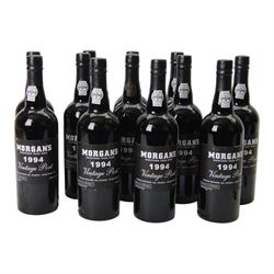 Morgan's 1994 vintage port, 20.5% vol 75cl, twelve bottles 