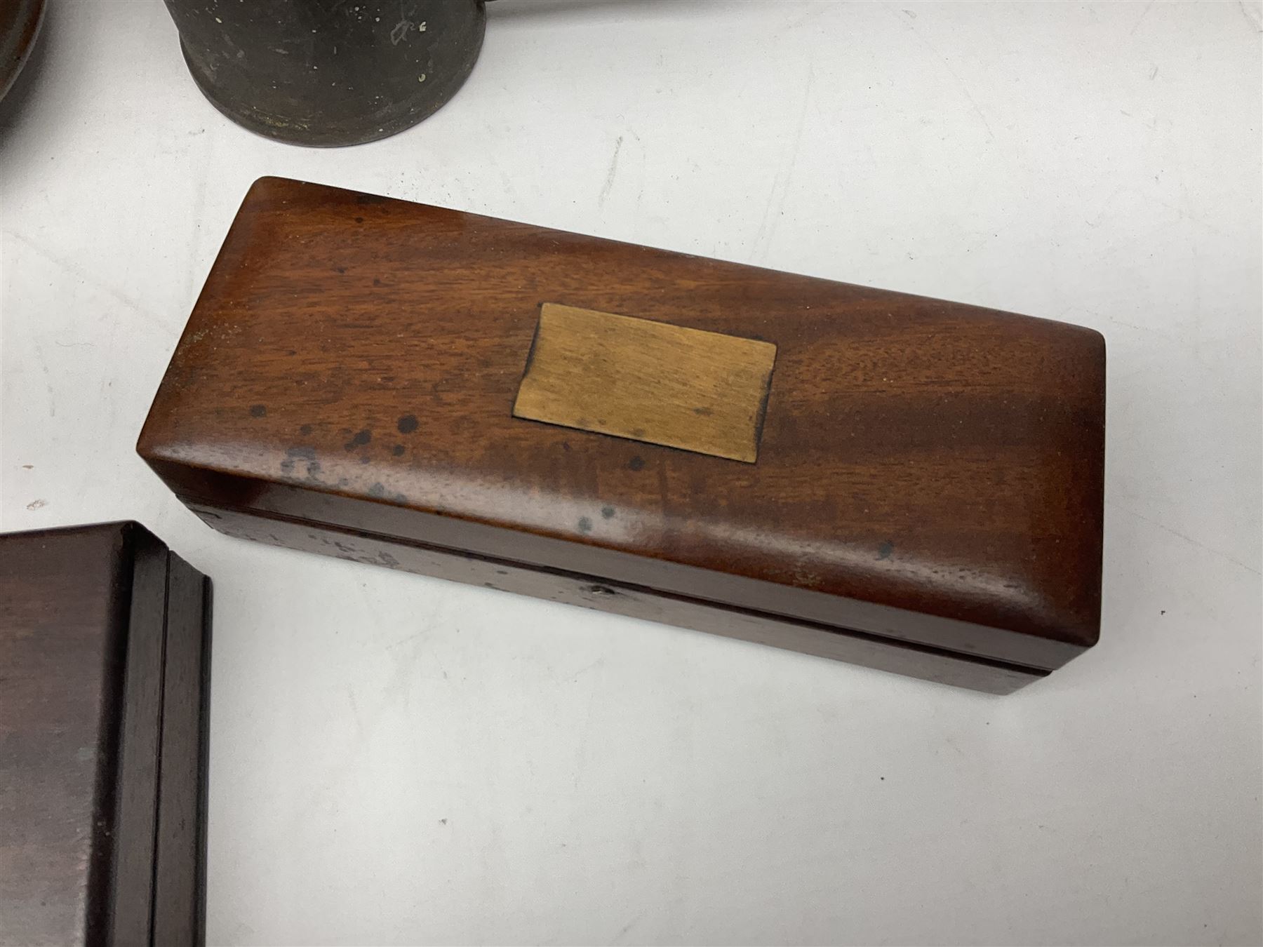 Three hydrometers, including examples by Allan and Clarke, all boxed, together with a blow torch, air sprayer, burned and a pressure gauge