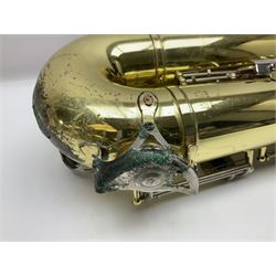 Yamaha YTS-23 tenor saxophone, serial no.021481; in fitted case with crook and accessories.