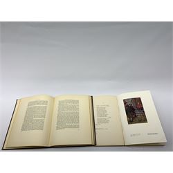 Rubaiyat of Omar Khayyam. The First and Fourth Renderings in English Verse by Edward Fitzgerald with Illustrations by Willy Pogany, with dustjacket; The Wild Harp. A Selection from Irish Poetry by Katharine Tynan with Decorations by C.M. Watts. 1908. Arts & Crafts Celtic style binding, title page and page margins; Flaubert Gustav: Salammbo. Mandrake Press Ltd.; and Robert Louis Stevenson. A Bookman Extra Number 1913 (4)