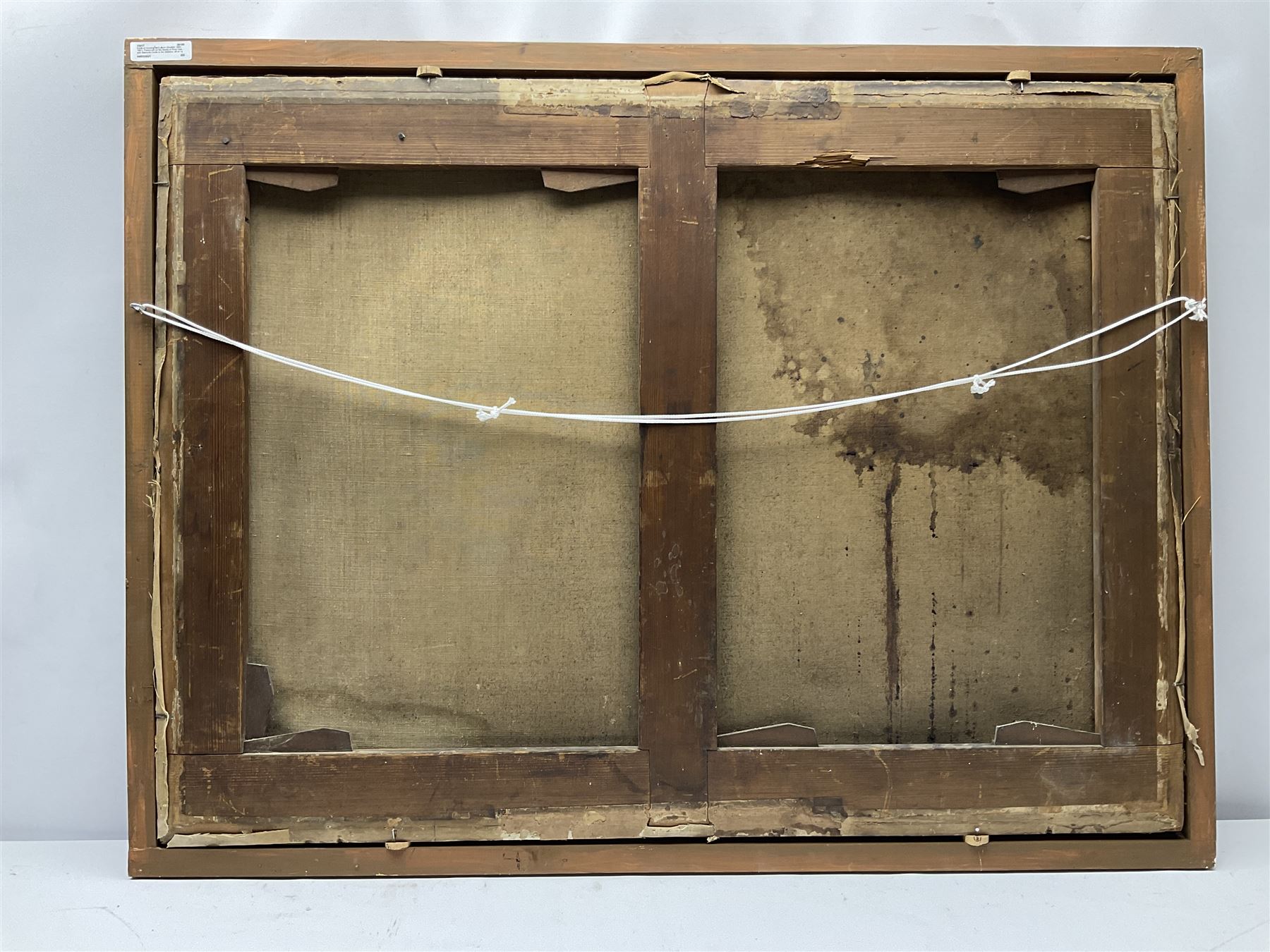 Circle of Horatio McCulloch (Scottish 1805-1867): Fisherman on the Banks of River Dee with Balmoral Castle in the distance, oil on canvas unsigned 66cm x 90cm