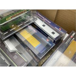 Corgi The Original Omnibus Company/Bus Operators in Britain - seventeen die-cast models of buses and coaches, predominantly limited edition; all in perspex display cases (17)