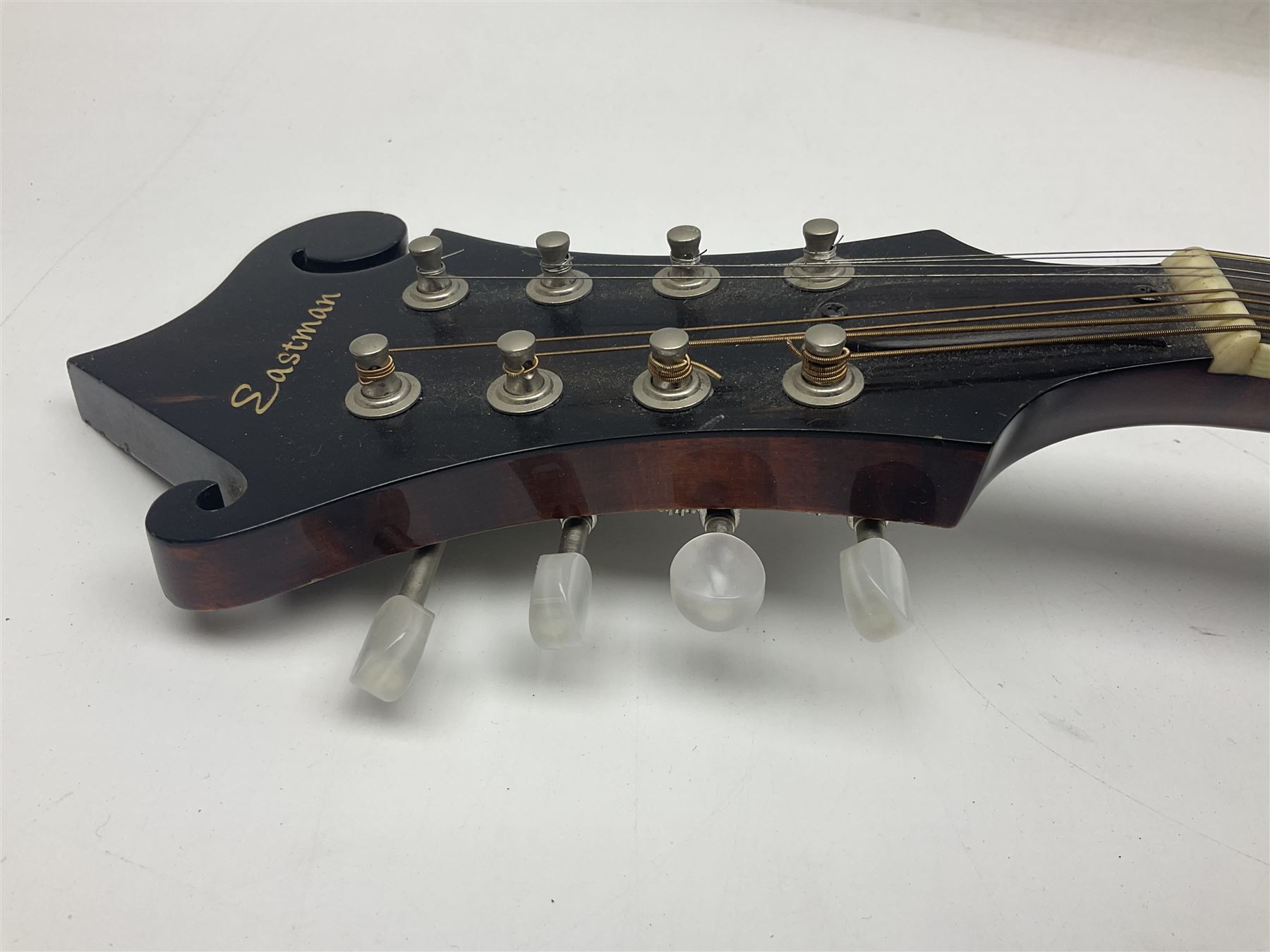 Eastman eight-string mandolin model MD514 2007 serial no.UK023 L68cm; in Hiscox hard carrying case