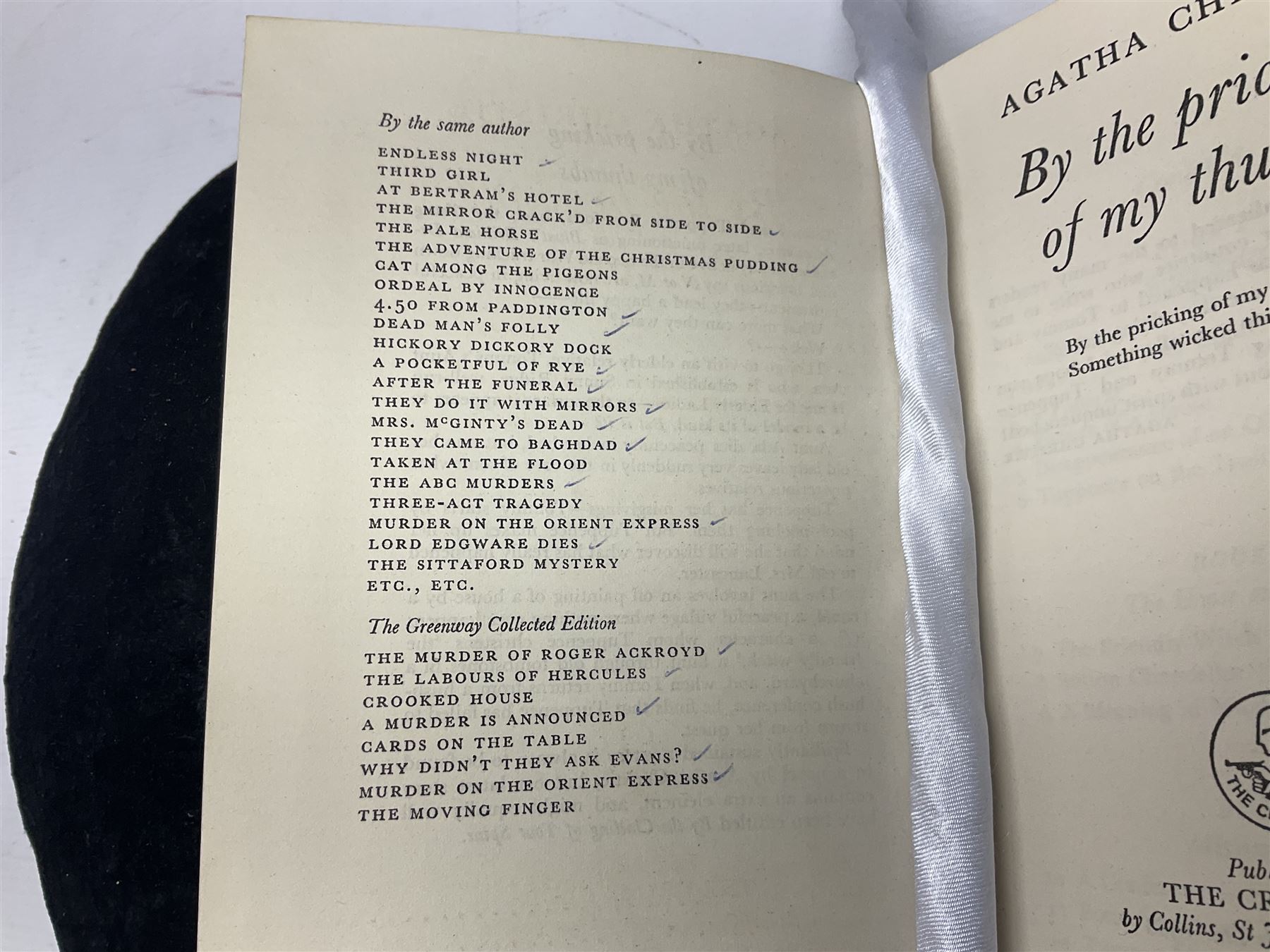 Six Collins Crime Club Agatha Christie novels, including Elephants can Remember, Nemesis, Sleeping Murder, etc together with Agatha Christie; The Hound of Death Odhams Press, all first editions 