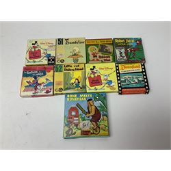 Corgi/Disney - Movie Vision, in original box, with Corgi projector, two Corgi Movie Viewers and nine films; together with 8mm film reels and strips to include Disney’s Dumbo, Mickey Mouse, Alice in Wonderland etc, most in original boxes