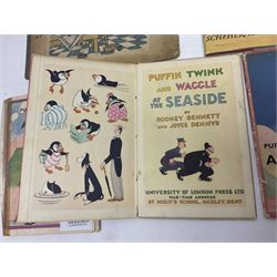 Joyce Dennys, Puffin Twink & Waggle 'at the seaside', 'at the fair' and 'at home', together with Susan Gladstone 'Bruno and His Friend Chimp' and L'Oiseau de Feu (Firebird) 'Scheherazade'