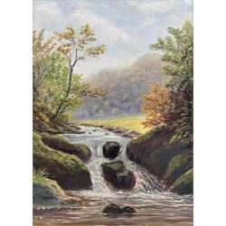 JR Smith after William Mellor (British 1851-1931): 'The Greta - Rokebury' near Barnard Castle, oil on canvas signed, titled on the slip