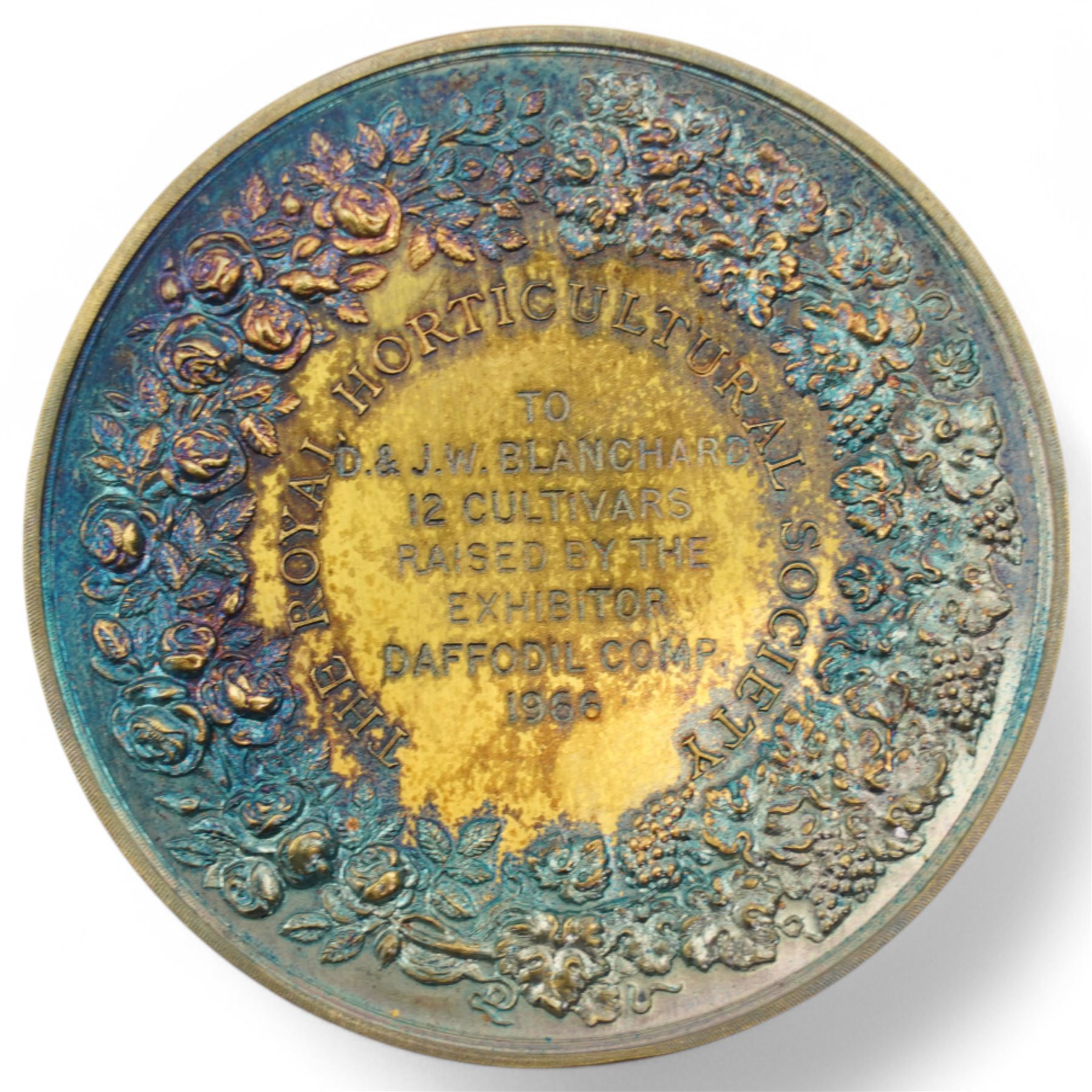 Collection of approx seventy R.H.S., Daffodil Society and other horticultural medals awarded to D & J.W. Blanchard, mostly boxed 