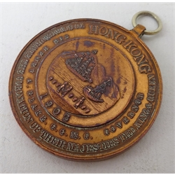  1902 Edward VII Hong Kong Coronation Medal  