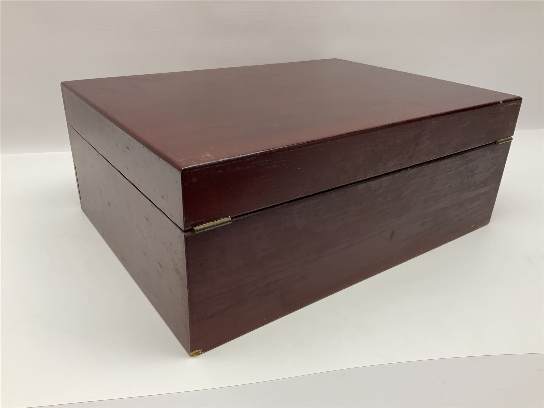 Silver plated Harrison Fisher & Co canteen of cutlery, stamped HF & Co, with similar cutlery