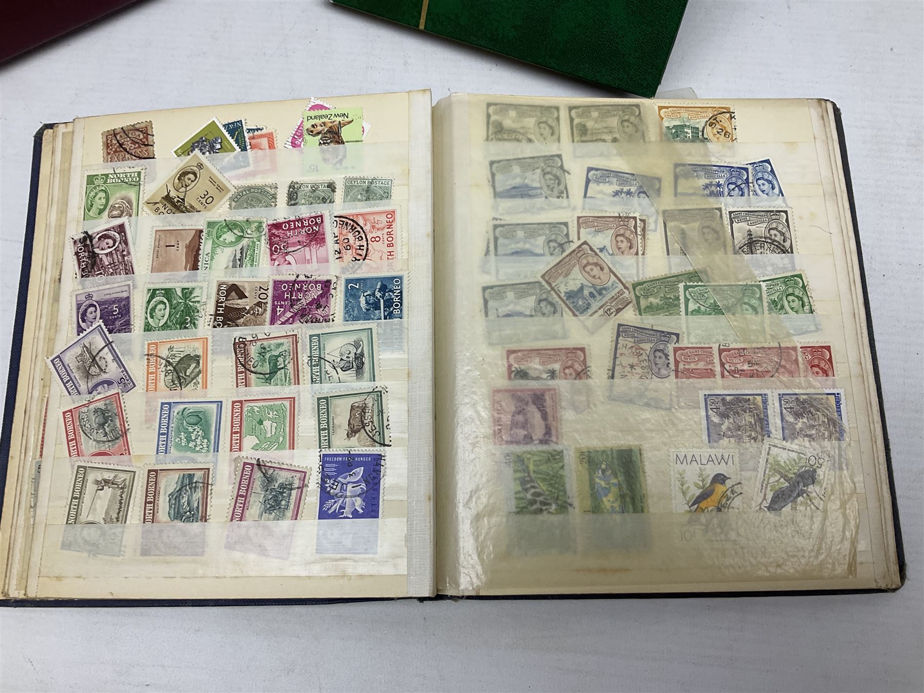 Various Royal Mail PHQ cards, first day covers, World stamps including Poland, Uruguay, Pakistan etc, housed in sixteen albums / folders, in one box