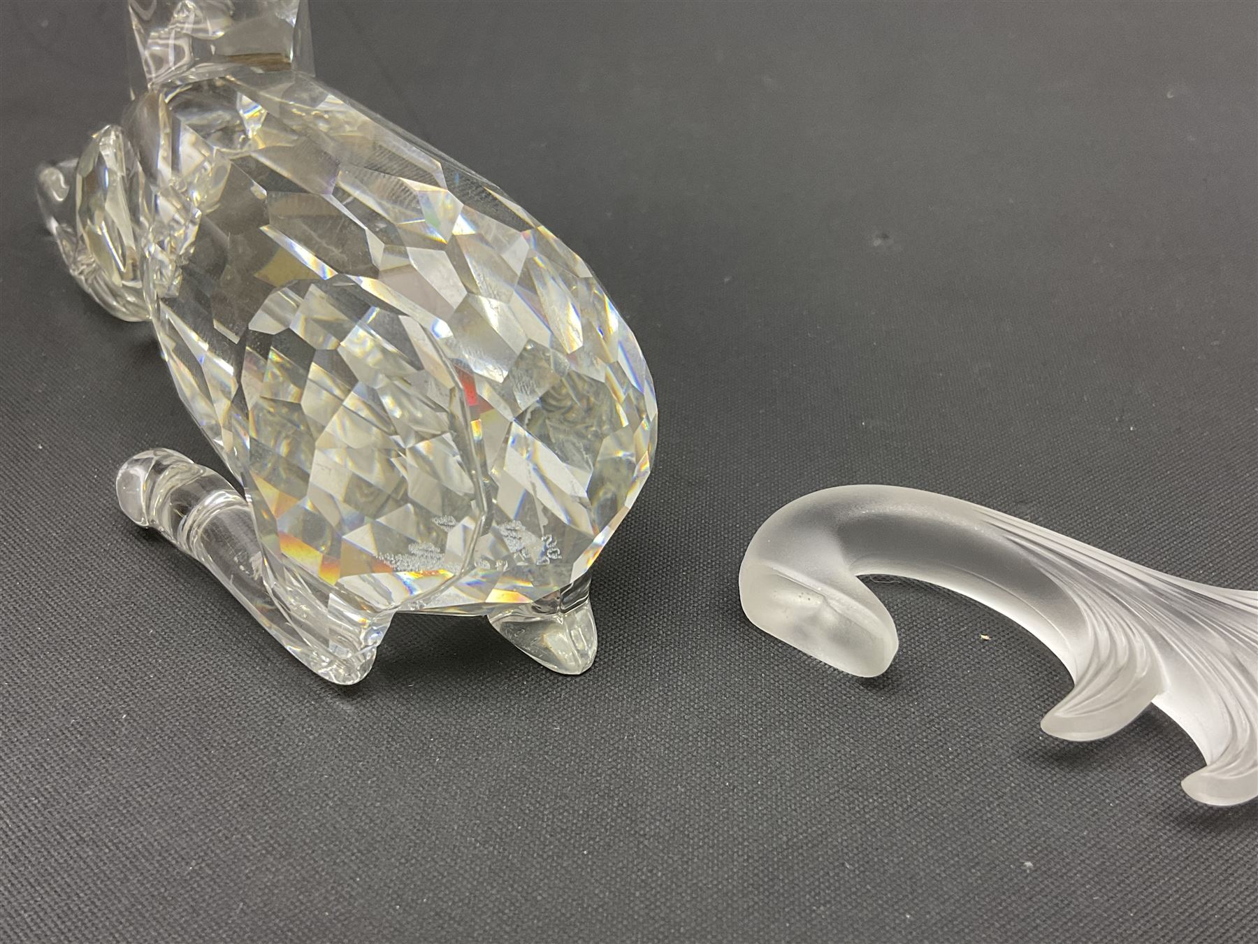 Twenty nine Swarovski Crystal animals, to include koala and baby, in frosted tree branch, elephants, polar bears, squirrel, monkeys, panda, unicorn and snails, etc 