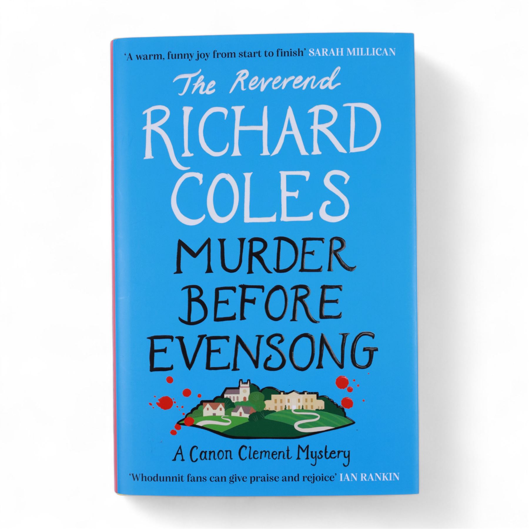 Eight first edition books, comprising signed Bob Mortimer 'And Away' autobiography, signed Richard Coles 'Murder Before Evensong' and six Richard Osman books, including 'The Thursday Murder Club' and 'The Last Devil To Die', with two Richard Osman signed bookplates