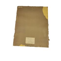 Frederik Vilhelm Scholander (Sweedish 1816-1881): 'The Pilgrimage of Truth', set of ten pen ink and monochrome wash original illustrated book plates signed and dated 1872, 36cm x 25cm (10 one lacking frame)