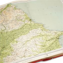 J.G. Bartholmew -  'Survey Atlas of England & Wales'.produced under the patronage of the Royal Geographical Society 1903, large folio in original boards