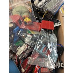 Collection of diecast cars, including Corgi and Dinky examples, together with a Russ Troll Doll, etc