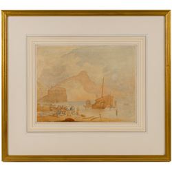 After Francis Nicholson (British 1753-1844): Robin Hood's Bay, watercolour unsigned 24cm x 31.5cm 
