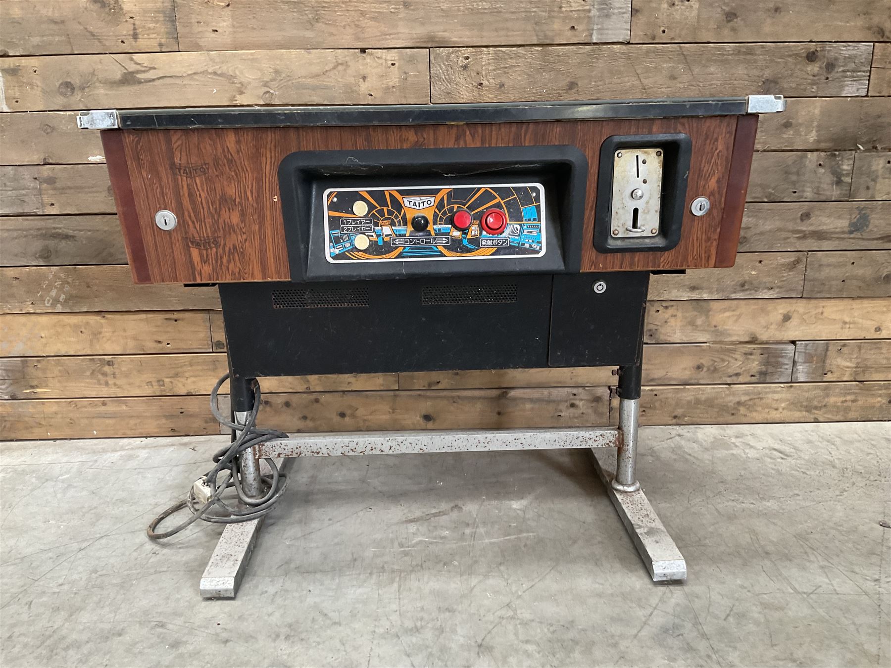 Taito Galaxian arcade game table