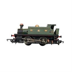Nine Hornby '00' gauge steam locomotives, including R052 LMS 0-6-0T Jinty no. 8400, R761 GWR Kneller Hall no. 5934 and Smokey Joe no. 56025, together with Thomas The Tank Engine Toby the Tram (electric), mostly boxed
