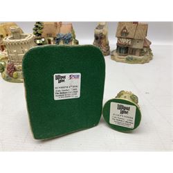 Sixteen Lilliput Lanes, to include The Golden Jubilee, Round Tower - Windsor Castle, Castle of the Golden Chalice, Travellers Rest, with box and deed,  Summer Days, Sunshine Creek, Writing with Lewis Carol, with box and deed,  etc 