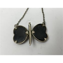 9ct gold 'Grandma' necklace and 'Special nan' pendant, Pinnacle open face gold plated pocket watch, Seiko quartz wristwatch and silver jewellery including Victorian brooches, etc