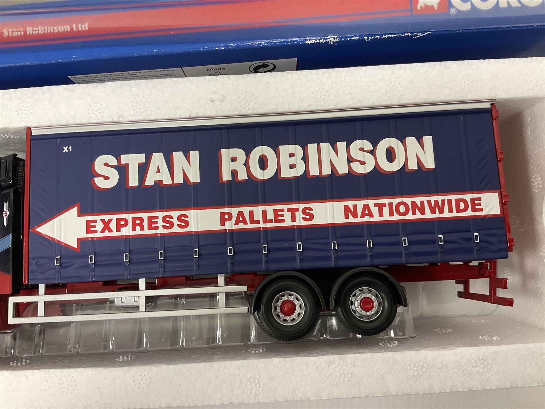 Corgi - four ‘Rigids’ limited edition 1:50 scale die-cast vehicles comprising CC14202 - Scania P Box Lorry Tunnock’s no.1035/1710; CC13515 - Volvo FM Fridge Lorry The Real McKay Ltd; CC13903 - Foden Alpha Curtainside Lorry Stan Robinson Ltd; CC11913 - ERF EC Aggregate Tipper Brian Harris Transport; all boxed (4)