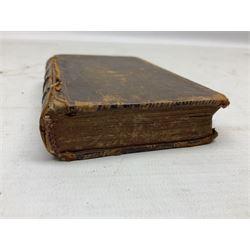 The Works of Mr. William Shakespear. 1750. Volumes four and five only. Bound in full leather; and Goldsmith Oliver: Essays, Poems and Plays. 1816. Engraved title page and frontispiece. Full leather binding (3)