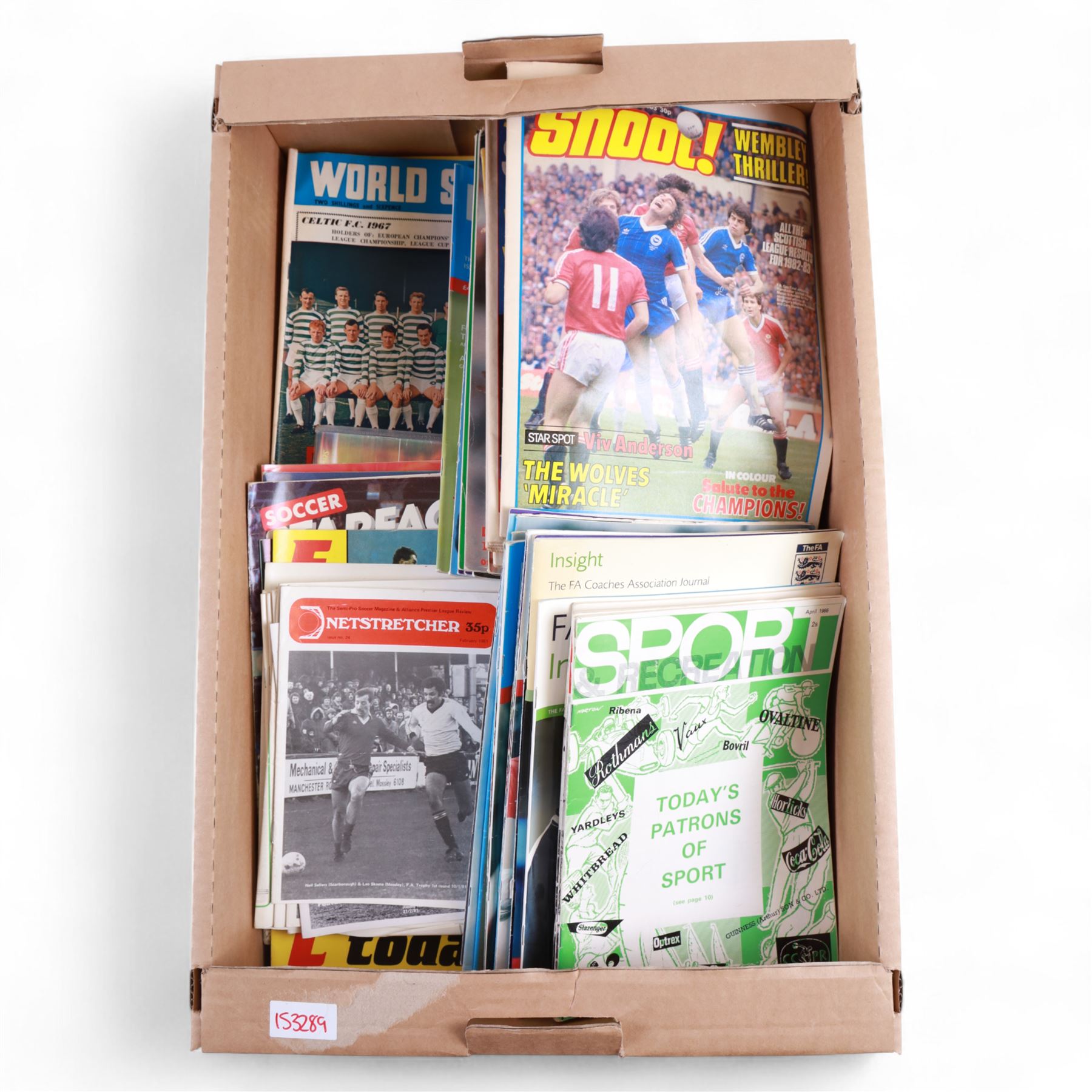1950s and later cricket and football trophy cups and plaques, including six 1950s Leicester & Rutland Football League and Challenge Cup silver plated trophy cups and plaques, from the estate of former Leicester City player Colin Appleton, LT Shipman's CC Winners Carpenter Cup & Shipman Cup 1954 trophy, Shipman's Cup 1956 and The Filbert's Winners 1956 SWBCC plaque, together with a collection of 1950s and later football magazines, including North West Soccer Coaching, FA News, Football Association Insight Coaching, The Referee's Association, Sport & Recreation, Shoot, Goal, World Soccer, Netstretcher, etc