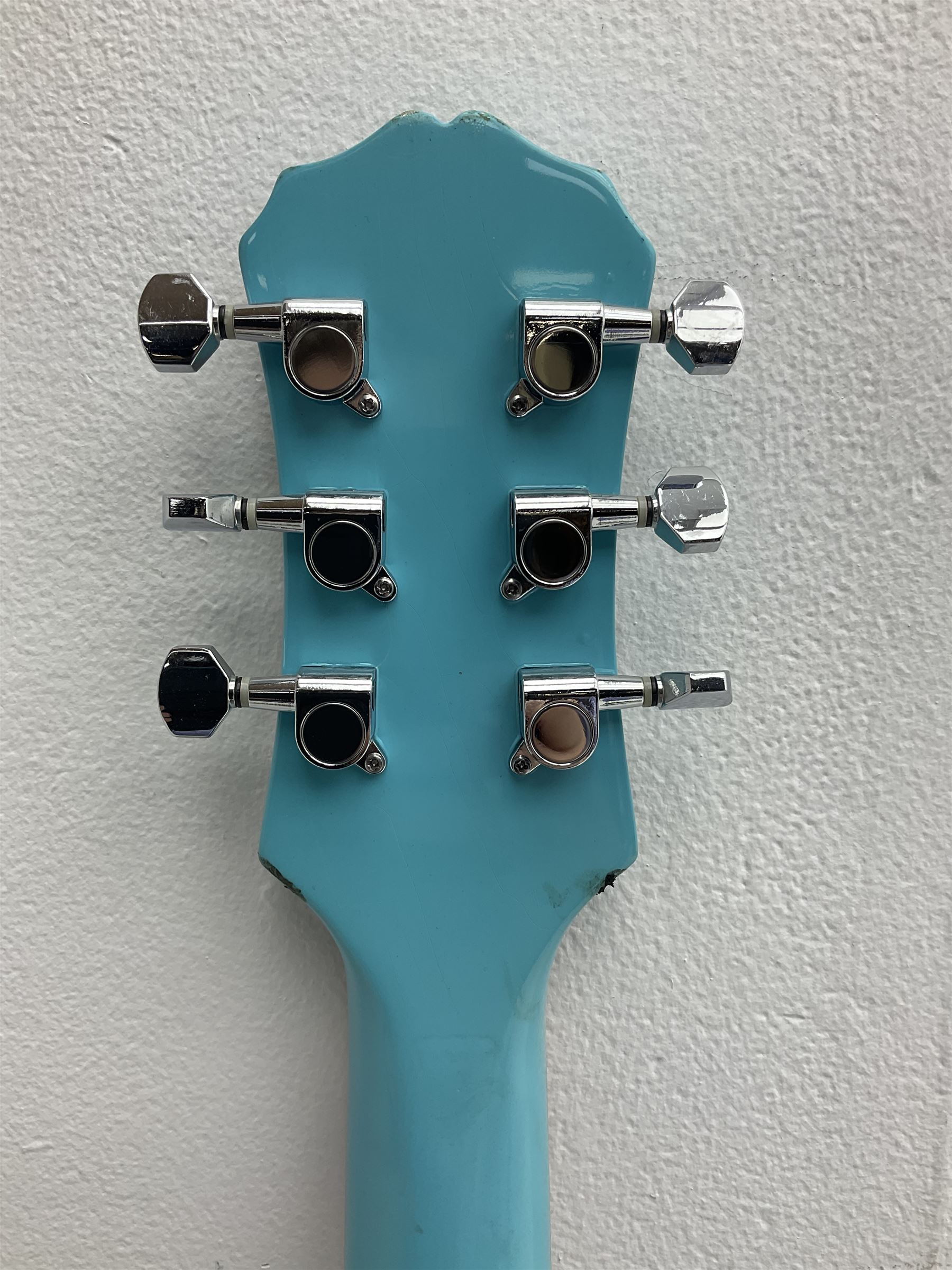 Epiphone Junior Model electric guitar in blue, serial no.C197013908 L98cm
