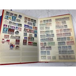 World stamps, including Iran, South Africa, Malta, USA, Canada, Mauritius, Aden, Spain, Seychelles etc, housed in five stockbooks