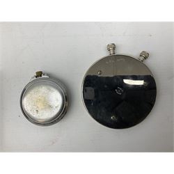 Cadencia pocket metronome and a Fowler's Universal Calculator, with leather case