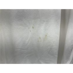 Fourteen items of replica sporting clothing including Leeds United football club shirts, England jerseys etc