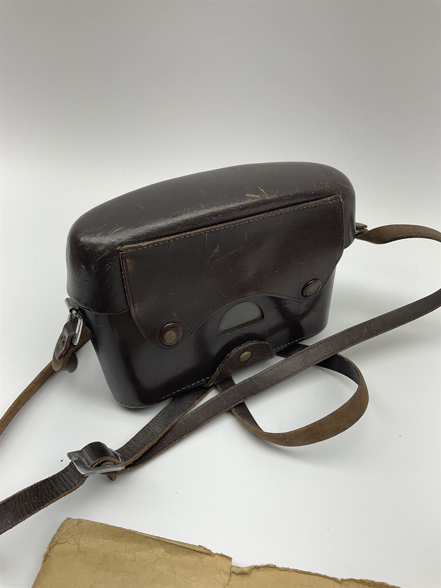 Leica M3 camera body, 1959, chrome finish, serial number '986937', fitted with 'Ernst Leitz GmbH Wetzlar Summicron f=5cm 1:2 Nr.1592614' lens, with Leica M3 instruction booklet