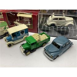 Corgi/Lledo - small collection of modern die-cast vehicles to include Corgi Aviation Archive 1:144 scale aircrafts 47111, 47301 and 47506; Lledo The RFC/RAC Anniversary Collection; quantity of Lledo Days Gone and Corgi models boxed and loose etc 