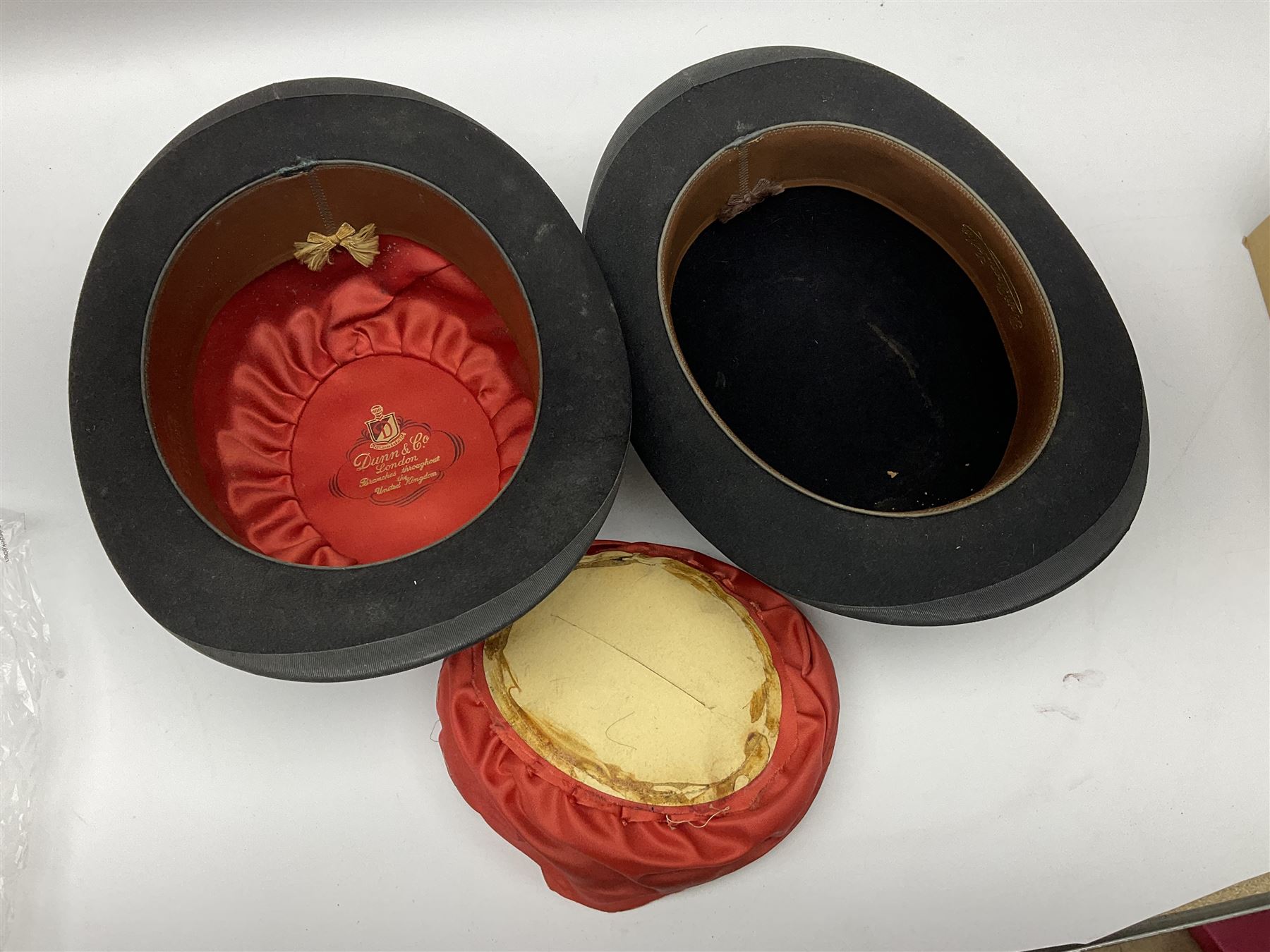 Two bowler hats by Dunn & Co