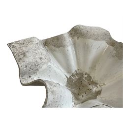 Willy Guhl for Eternit - mid-20th century circa. 1950s fibre cement ‘handkerchief’ garden planter, of square crinkled form