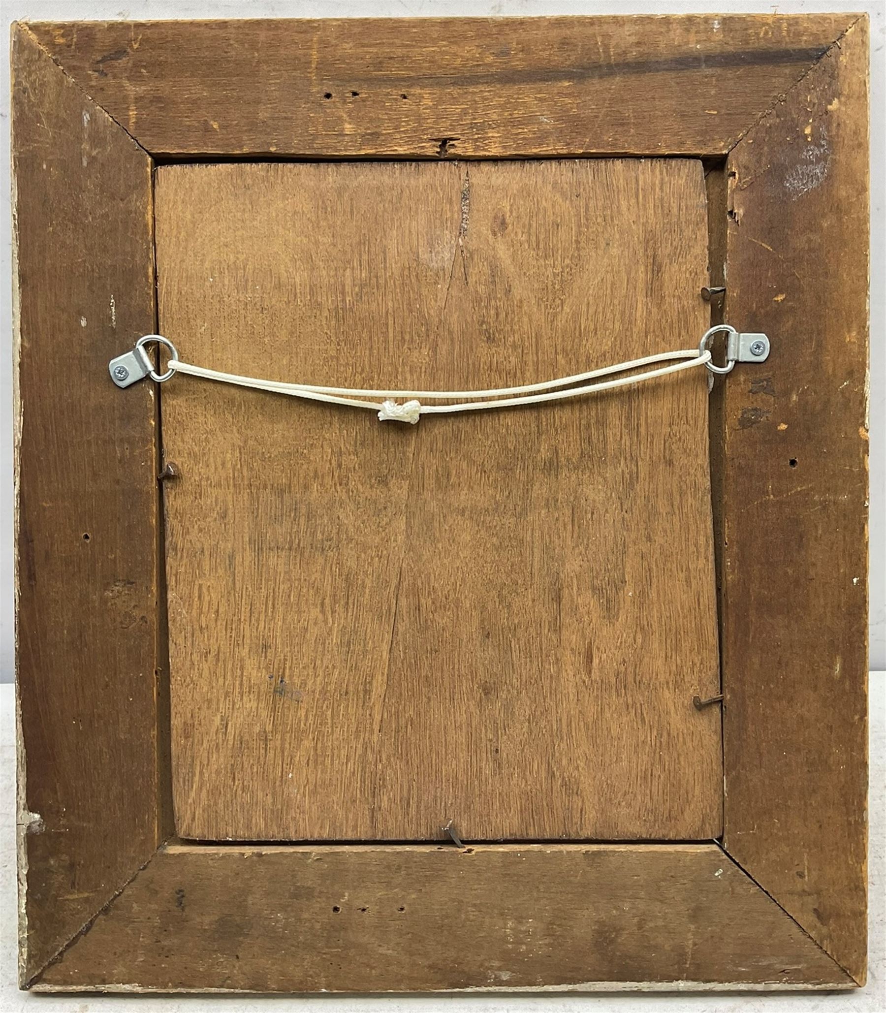 Harold Harvey (Newlyn School 1874-1941): Study for 'First Light', oil on panel signed c.1919, 24cm x 19cm 
Notes: First Light sold Sotheby's London 28th October 2008 Lot 231