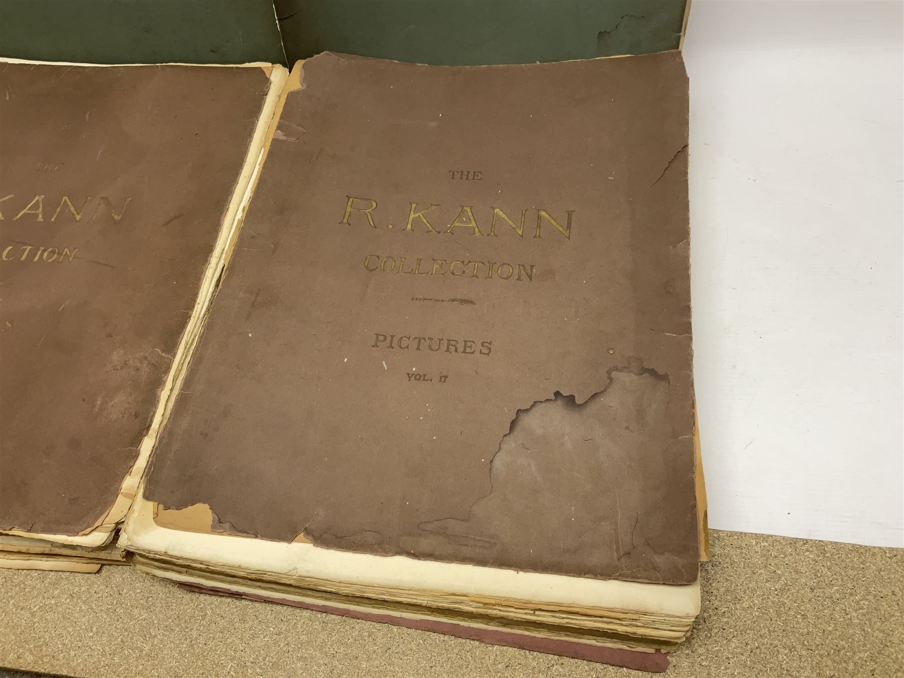 The R. Kann Collection, Objects D/Arts Vol I, Middle Age and Renaissance, and Vol II XVIIIth Century, together with The R. Kann Collection, Pictures, Vol I & Vol II, Paris, Charles Sedelmeyer 1907, photogravure plates