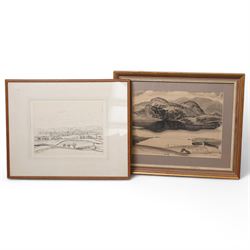 J M Ducker oil painting and quality still life watercolour together with various original watercolours and oils (in one box)